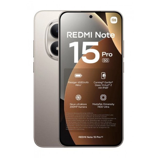 Xiaomi Redmi Note 15 Pro 5G 17.4 cm (6.83