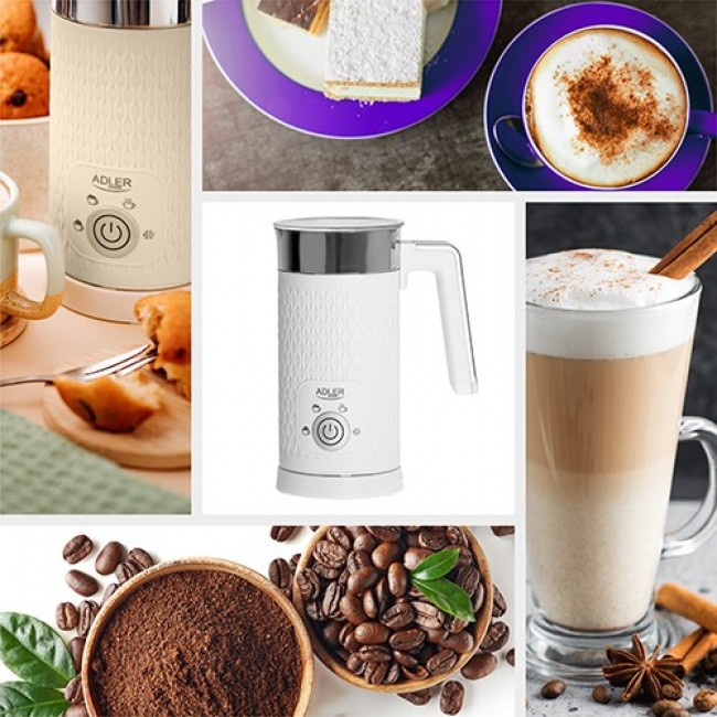 Adler AD 4495 milk frother/warmer Automatic milk frother/warmer Beige