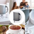 Adler AD 1268 electric kettle 0.6 L Grey 600 W