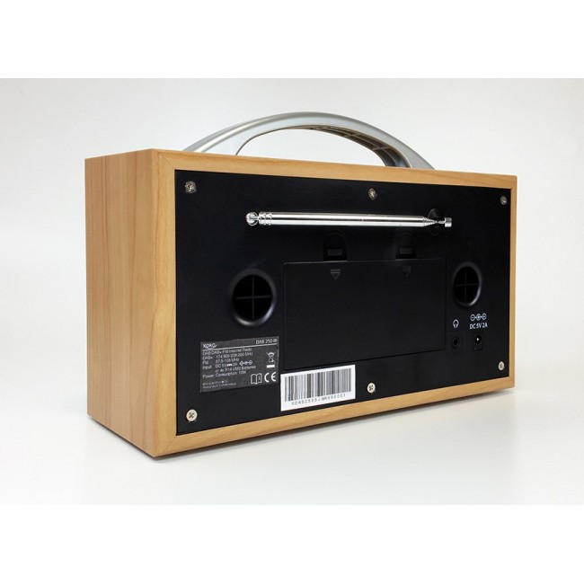 Xoro XOR400900 radio Internet Digital Black, Silver, Wood