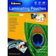 Fellowes A3 Glossy 100 Micron Laminating Pouch - 100 pack