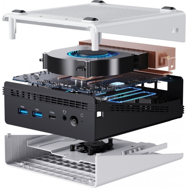 Chuwi UBox-P AMD Ryzen 5 6600H 16 GB DDR5-SDRAM 512 GB SSD Windows 11 Pro Mini PC Chuwi UBox-P AMD Ryzen 5 6600H 16 GB DDR5-SDRAM 512 GB SSD Windows 11 Pro Mini PC