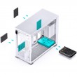 Jonsbo D31 Micro-ATX Case, Tempered Glass - white