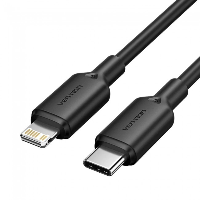 USB-C to Lightning Cable 3A 480Mbps 1m BLACK USB-C to Lightning Cable 3A 480Mbps 1m BLACK