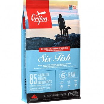 ORIJEN Six Fish - dry dog food - 11,4kg
