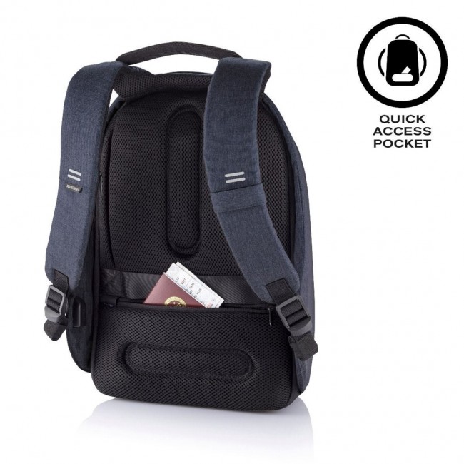 XD DESIGN ANTI-THEFT BACKPACK BOBBY HERO SMALL NAVY P/N: P705.705 XD DESIGN ANTI-THEFT BACKPACK BOBBY HERO SMALL NAVY P/N: P705.705