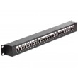 Patch Panel Cat6 Rack Mount 1U 44x44 mm