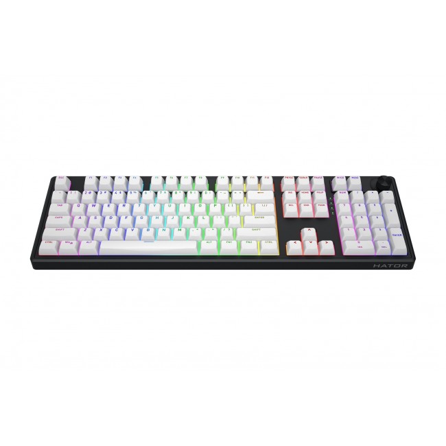 HATOR Skyfall Wireless 100 keyboard Gaming USB + RF Wireless + Bluetooth QWERTY US English Black, White