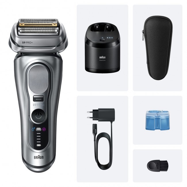 Braun Series 9 Pro+ 9667CC men's shaver Foil shaver Trimmer Silver