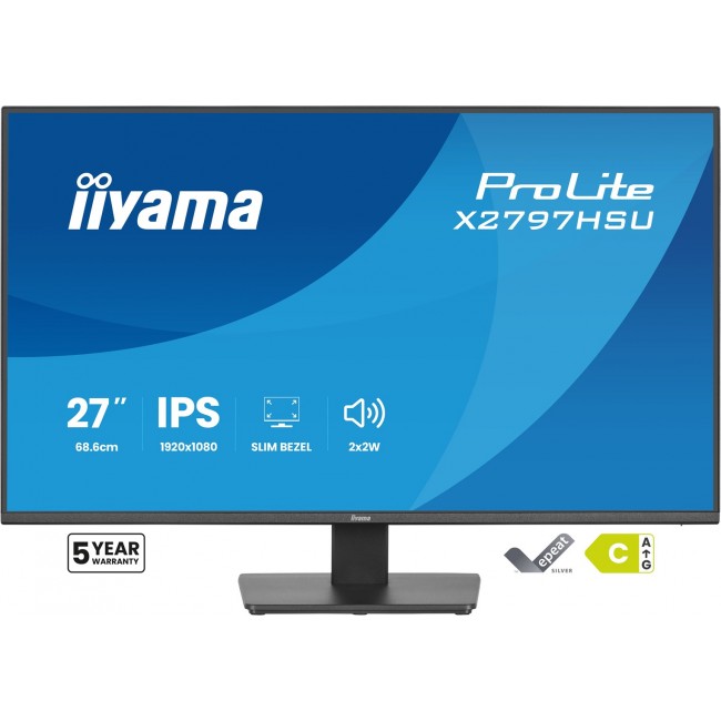 iiyama ProLite X2797HSU-B1 computer monitor 68.6 cm (27 iiyama ProLite X2797HSU-B1 computer monitor 68.6 cm (27