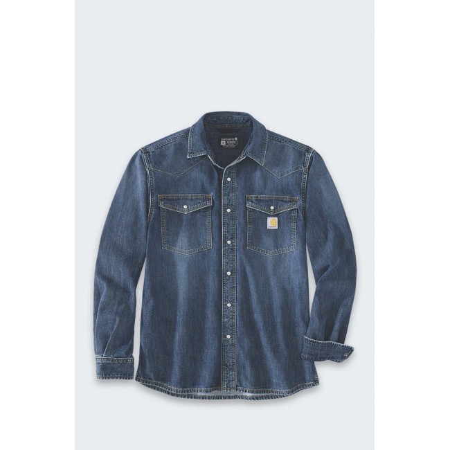 Carhartt Montana Denim Relaxed LS Wyatt Shirt