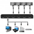 Qoltec 51798 Active HDMI Splitter 4 x HDMI 4K x 2K | 3.4Gb/s