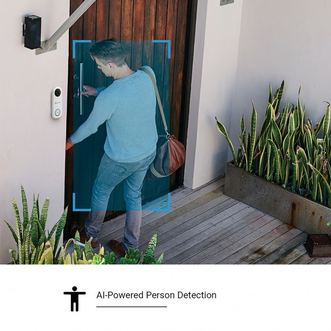 EZVIZ DB1C Smart Video Doorbell with Chime & Transformer Kit EZVIZ DB1C Smart Video Doorbell with Chime & Transformer Kit
