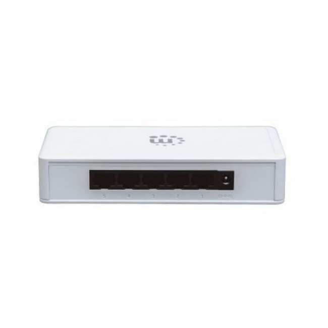 Manhattan 5-Port Gigabit Ethernet Switch, Desktop Size, Plastic, IEEE 802.3az (Energy Efficient Ethernet), Three Year Warranty, Box