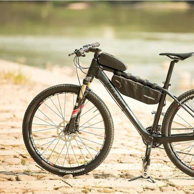 Rockbros AS-019-1 Bike frame bag Waterproof 1.6l Black Rockbros AS-019-1 Bike frame bag Waterproof 1.6l Black