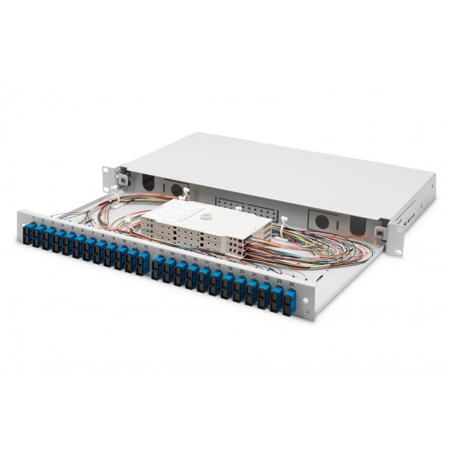 Digitus Fiber Optic Splice Box, Equipped, SC, OS2 Digitus Fiber Optic Splice Box, Equipped, SC, OS2