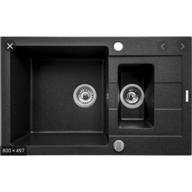 PYRAMIS Sparta Plus (78x48) 1 1/2B 1D Top-mounted sink Rectangular PYRAMIS Sparta Plus (78x48) 1 1/2B 1D Top-mounted sink Rectangular