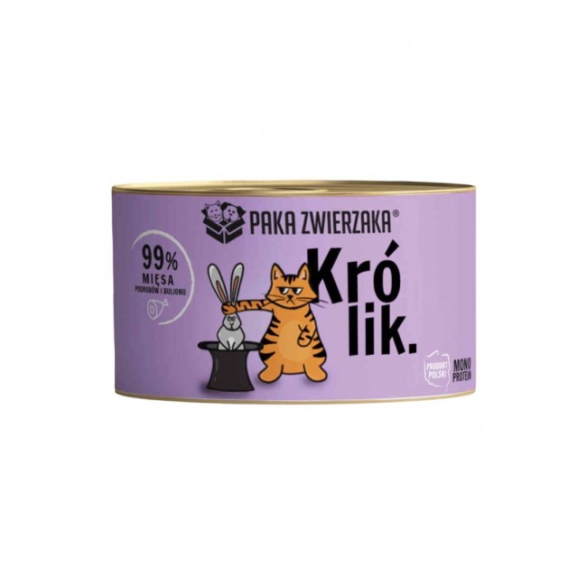 PAKA ZWIERZAKA Rabbit - wet cat food - 200g