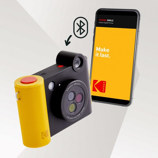 Kodak Smile+ 50.8 x 76.2 mm Black, Yellow Kodak Smile+ 50.8 x 76.2 mm Black, Yellow