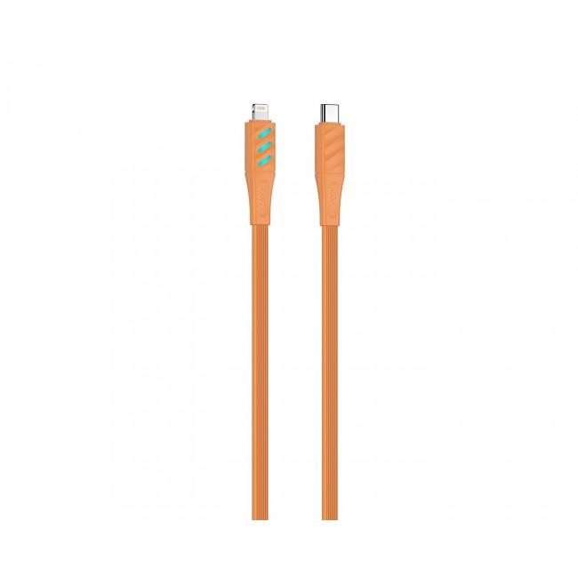 Havit CB6255 - USB charging cable type C to Lightning, 1 m (orange)