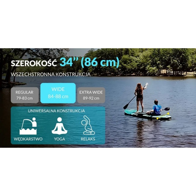 Deska SUP SKATINGER Octopus 335x86x15 cm Allround