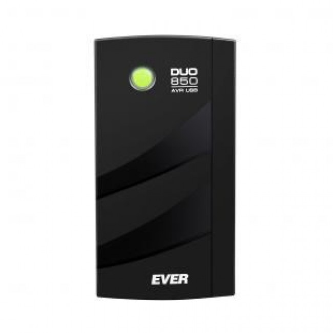 Ever DUO 850 AVR USB uninterruptible power supply (UPS) Line-Interactive 0.85 kVA 550 W 6 AC outlet(s) Ever DUO 850 AVR USB uninterruptible power supply (UPS) Line-Interactive 0.85 kVA 550 W 6 AC outlet(s)