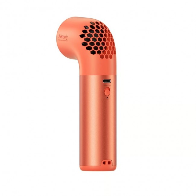 AECOOLY Aero Ultra High-Speed Handheld Fan, Orange