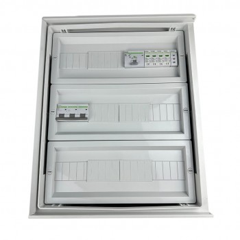 Switchgear attached AC hermetic IP66 EMITTER with surge arrester AC Noark type 2, 80A 3F, FR 100A, syg. Phases