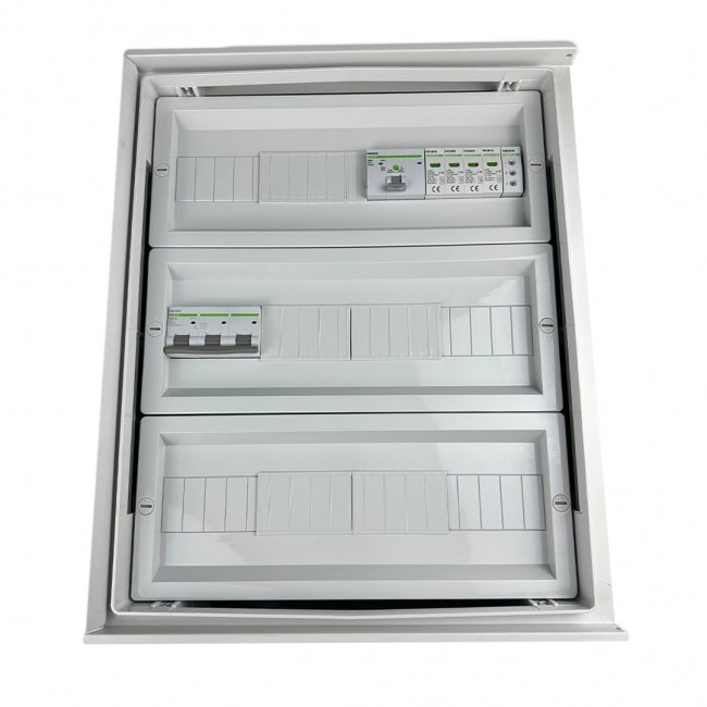 Switchgear attached AC hermetic IP66 EMITTER with surge arrester AC Noark type 2, 80A 3F, FR 100A, syg. Phases