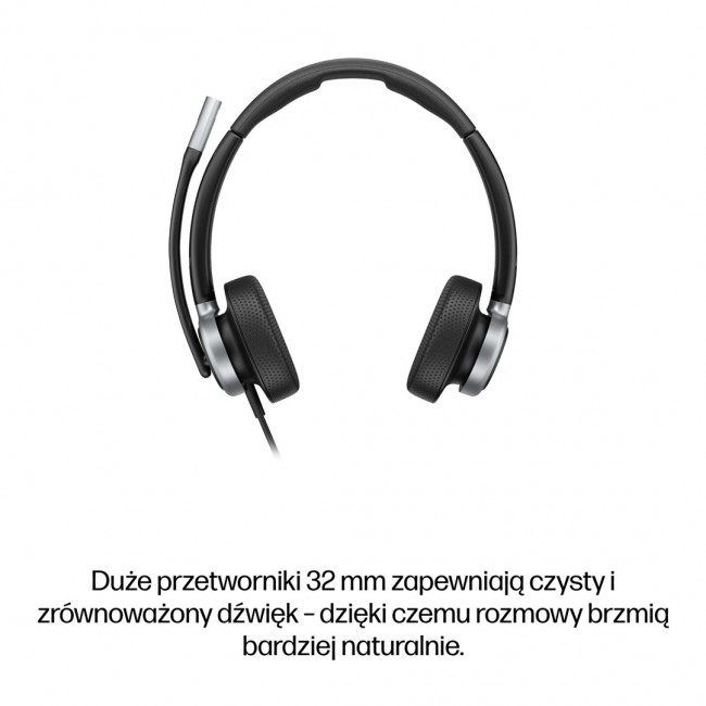 HP Poly Mission 625 Stereo USB Wired Headset