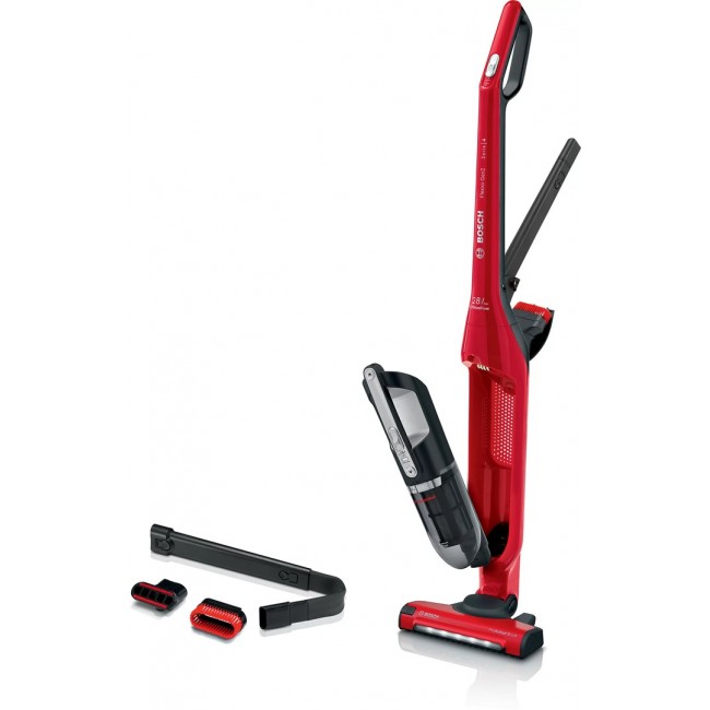 Bosch Serie 4 BBH3ZOO28 stick vacuum/electric broom Battery Dry Bagless 0.4 L Red 2.15 Ah