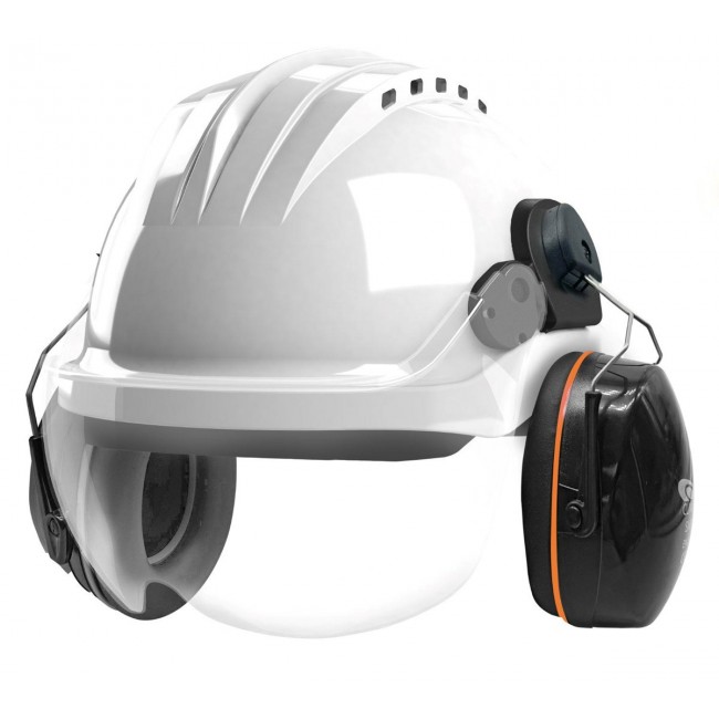 Safety helmet CURRO-VISOR white Safety helmet CURRO-VISOR white