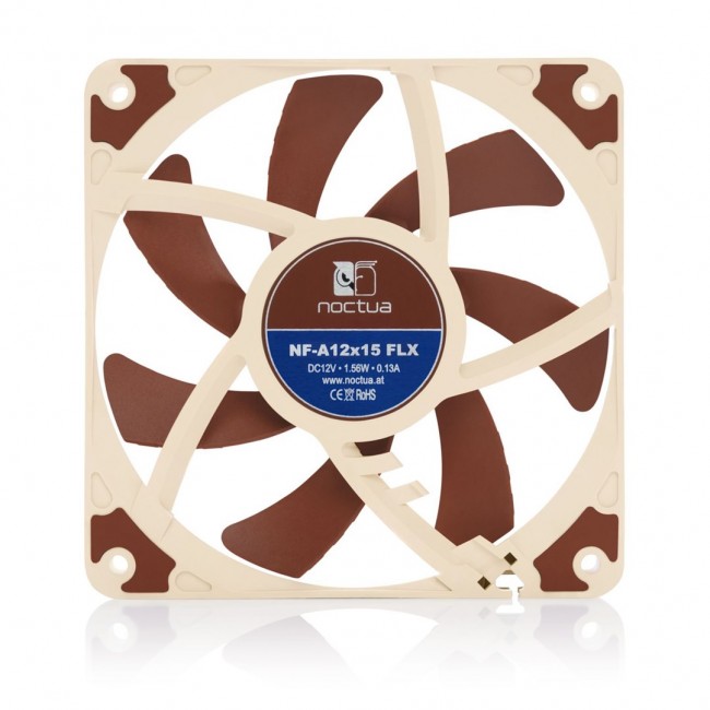 Noctua NF-A12x15 FLX Computer case Fan 12 cm Beige, Brown Noctua NF-A12x15 FLX Computer case Fan 12 cm Beige, Brown