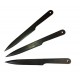 KAL22-CZ Throwing knives, 3 pieces, black KAL22-CZ Throwing knives, 3 pieces, black