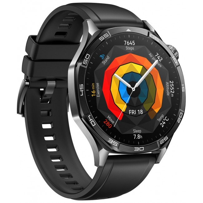 Huawei WATCH GT 5 46mm Vili-B19F | Smart watch | GPS integrated | AMOLED screen 1.43 inches | Black Huawei WATCH GT 5 46mm Vili-B19F | Smart watch | GPS integrated | AMOLED screen 1.43 inches | Black