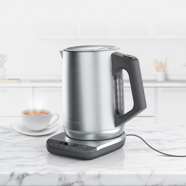 Ninja KT201EU electric kettle 1.7 L 3000 W Black, Stainless steel