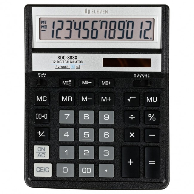 Eleven office calculator SDC-888X-BK