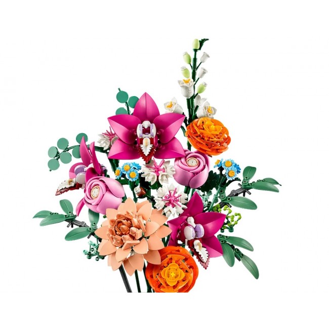 LEGO ICONS 10342 The Botanical Collection - Pretty Pink Flower Bouquet