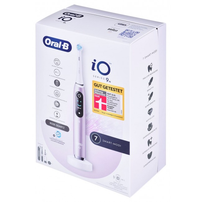 Oral-B iO Series 9n Adult Rotating-oscillating toothbrush Rose Oral-B iO Series 9n Adult Rotating-oscillating toothbrush Rose