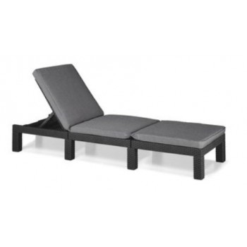 Keter Daytona Deluxe beach chair Grey Lying/Sitting