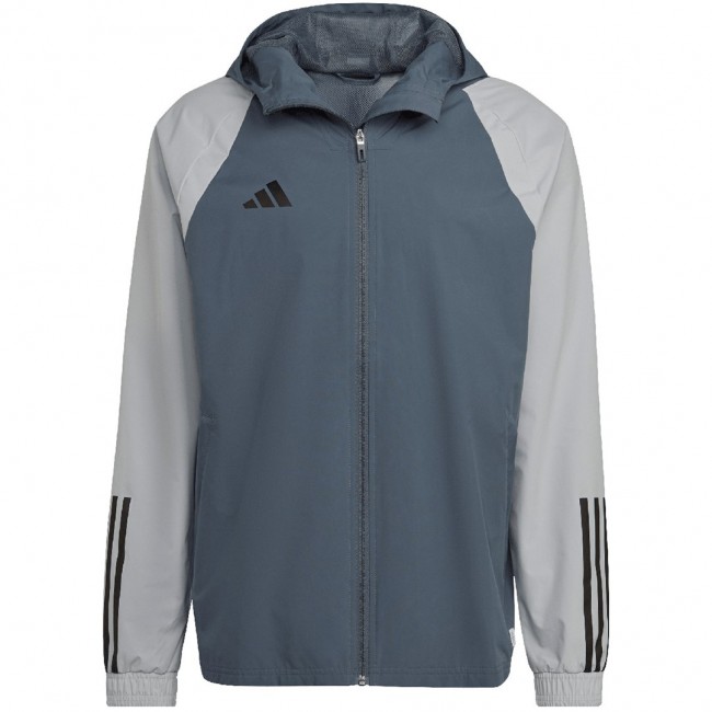 adidas Tiro 23 Competition All-Weather Men's Jacket Grey HU1320 adidas Tiro 23 Competition All-Weather Men's Jacket Grey HU1320