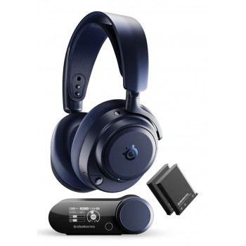 Steelseries Arctis Nova Pro Omni Headphones Wired & Wireless Head-band Gaming USB Type-C Bluetooth Navy