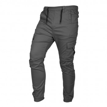 Spodnie robocze OUTDOOR, typu jogger, szare, rozmiar XS