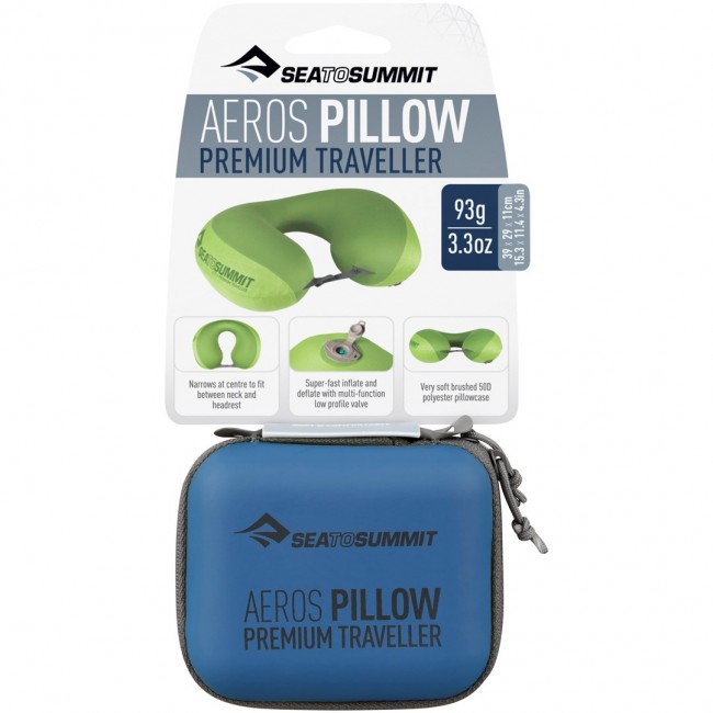 Sea To Summit APILPREMDLXNB travel pillow Blue
