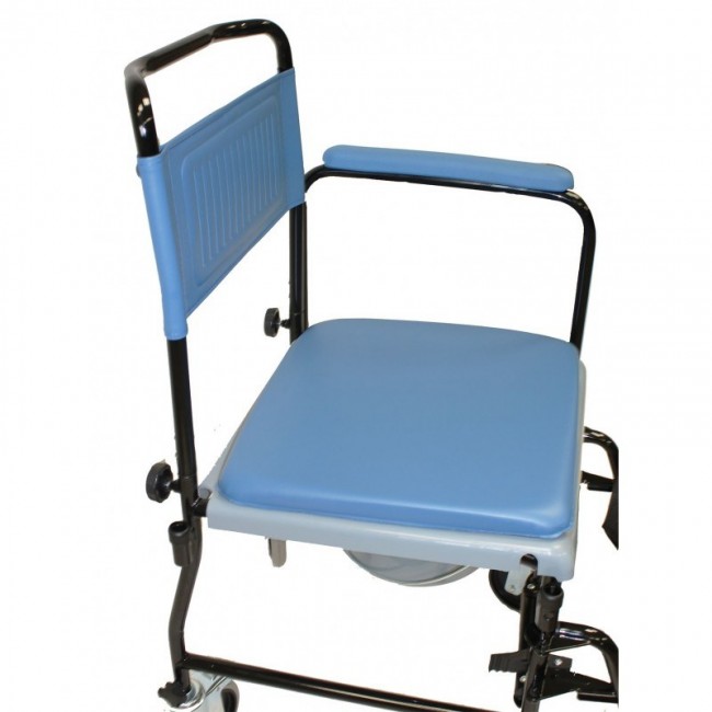 Folding toilet trolley Blue