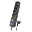 LESTAR 1966000422 power extension 5 m 230 AC outlet(s) Indoor Black LESTAR 1966000422 power extension 5 m 230 AC outlet(s) Indoor Black