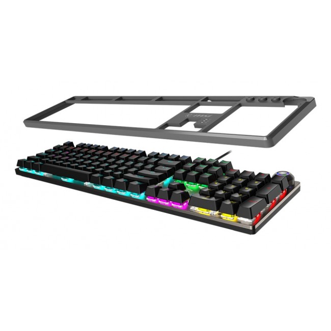 Gaming keyboard black US/FORGE GK310 RED MSI