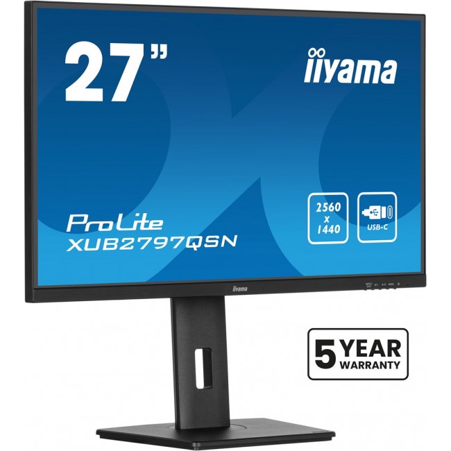 iiyama ProLite XUB2797QSN-B2 computer monitor 68.6 cm (27 iiyama ProLite XUB2797QSN-B2 computer monitor 68.6 cm (27