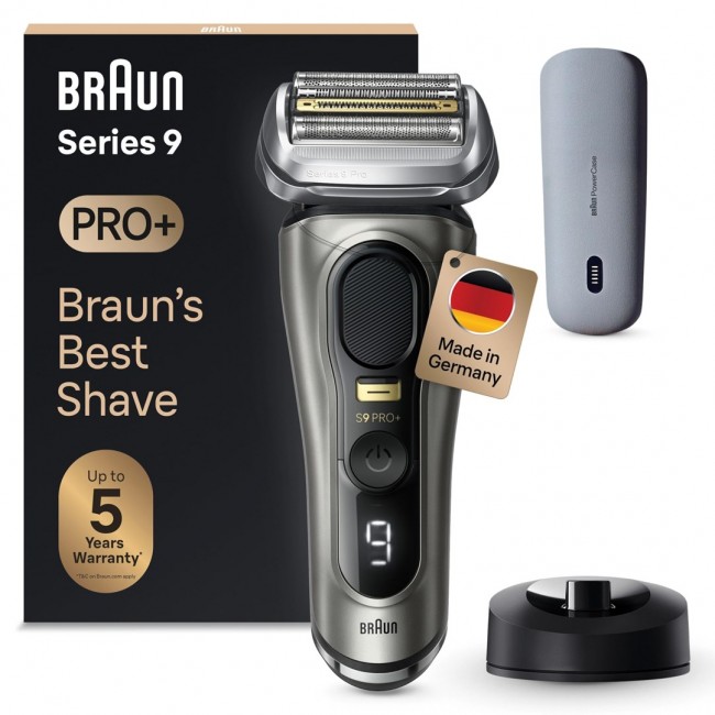 Braun Series 9 Pro+ 9525s Wet & Dry Foil shaver Trimmer Metallic Braun Series 9 Pro+ 9525s Wet & Dry Foil shaver Trimmer Metallic