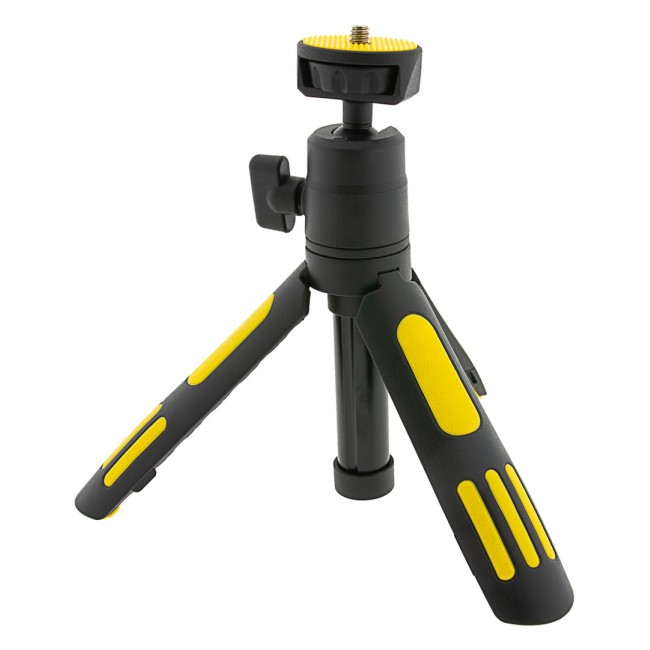 PATONA Premium Adjustable tripod with smartphone holder Black, Yellow